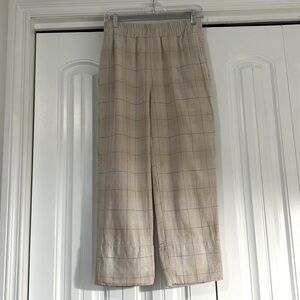 Zara cotton linen pants size S